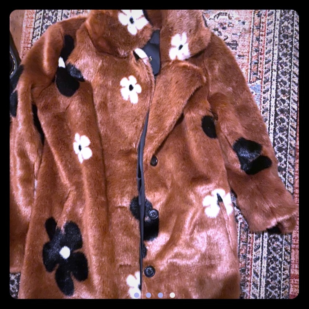Eaves**revolve clothing faux fur coat in meadows